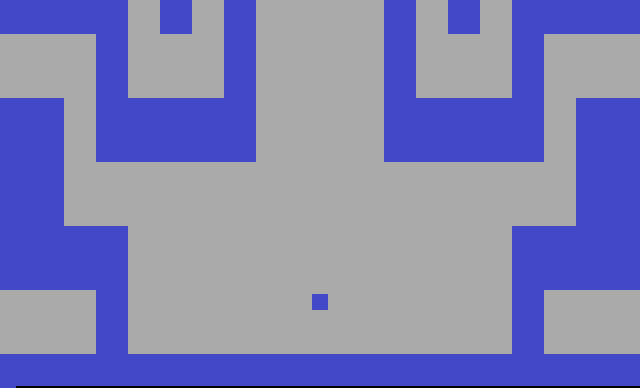 A room of the blue labyrinth.